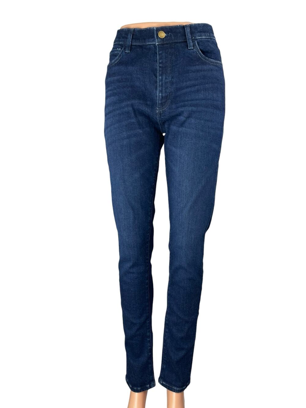 NEW Triarchy Women's Blue High Waist Slim Fit Skinny Leg Denim Jeans Pants Sz 29